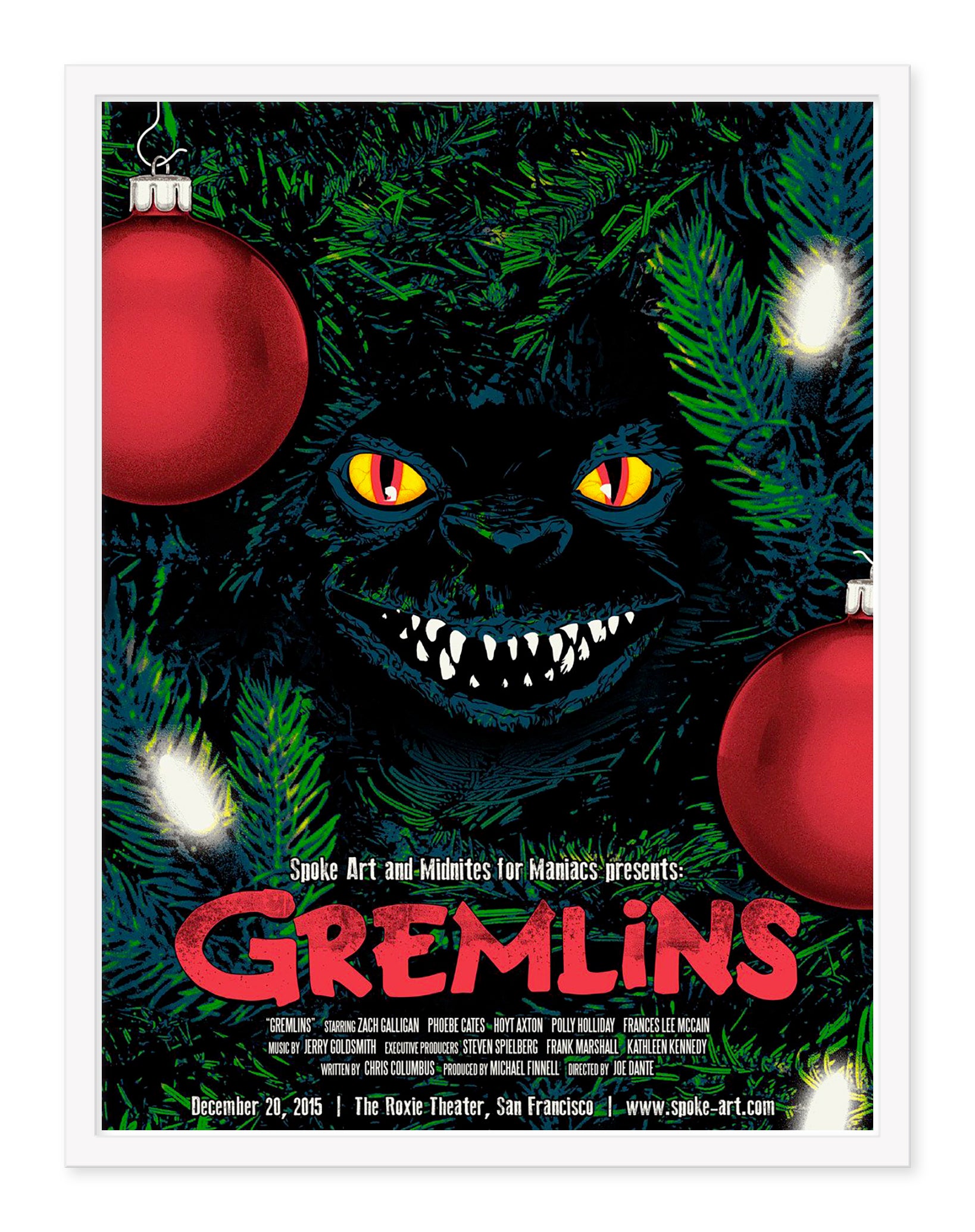 GREMLINS ポスター Amazon.com: Buyartforless Framed Gremlins 1984 - Mogwai