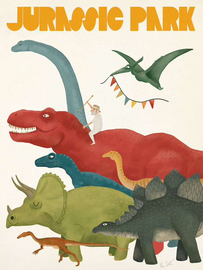 Max Dalton - "Jurassic Park" - Spoke Art