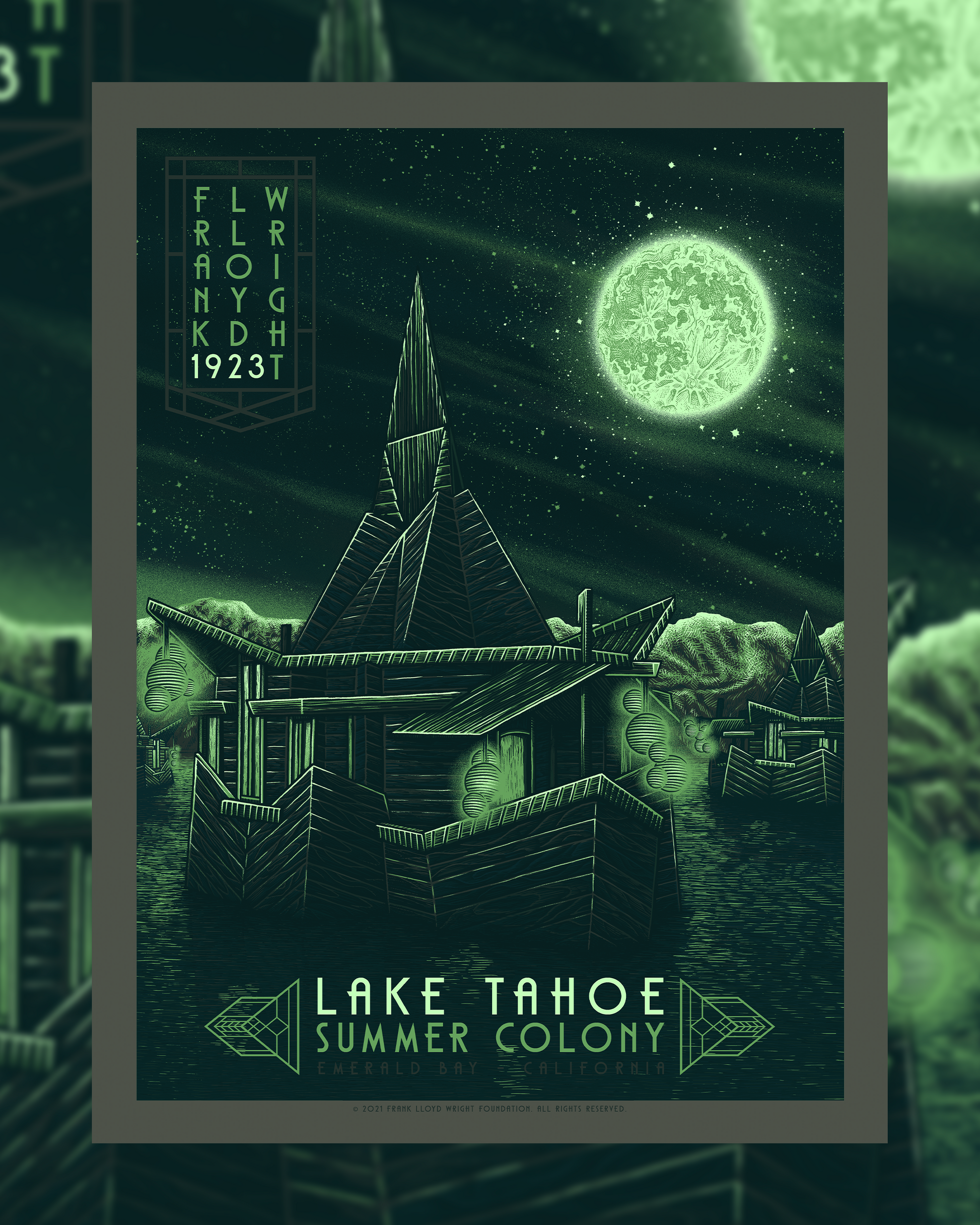 Luke Martin - "Lake Tahoe Summer Colony" - Spoke Art