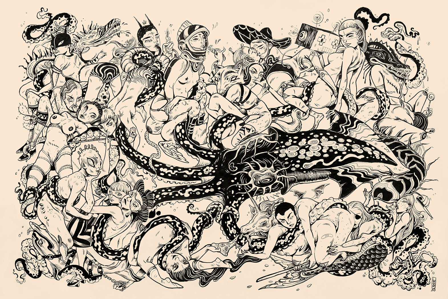 Lauren YS - "Vampyrotheutis Consentus" Print - Spoke Art