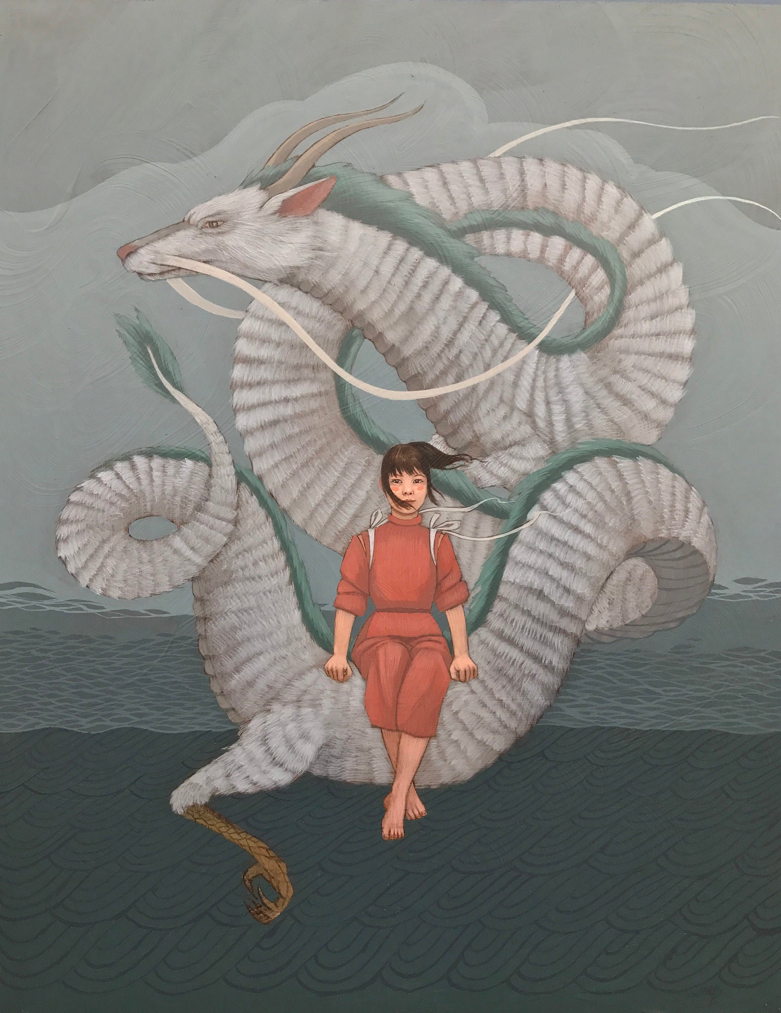 Leilani Bustamante  - "Haku & Chihiro" - Spoke Art