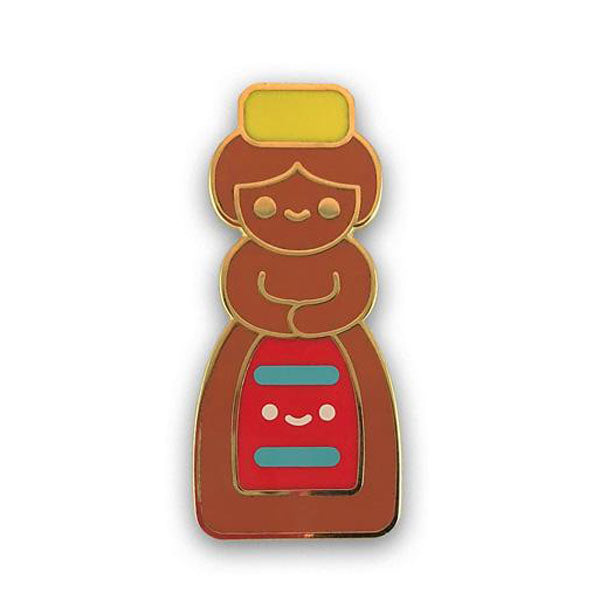 100% Soft - "Lil Butterworth" Enamel Pin - Spoke Art