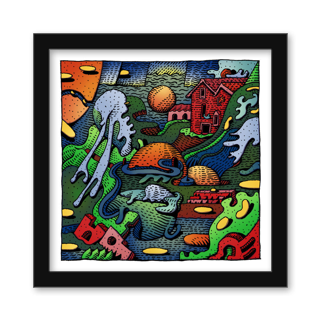 David Welker - "Lithosphere" print - Spoke Art