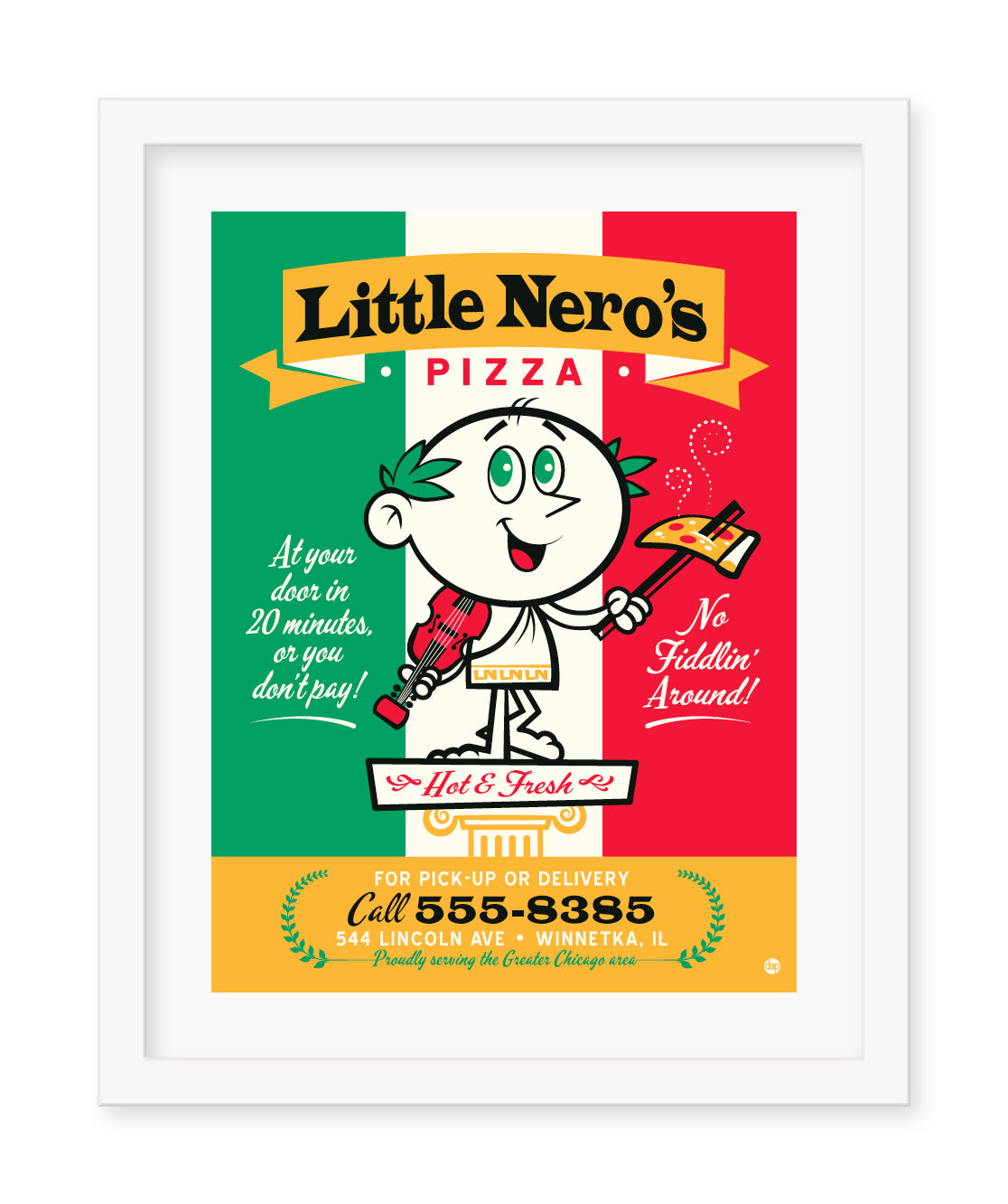 Dave Perillo - "Little Nero's Pizza" - Spoke Art