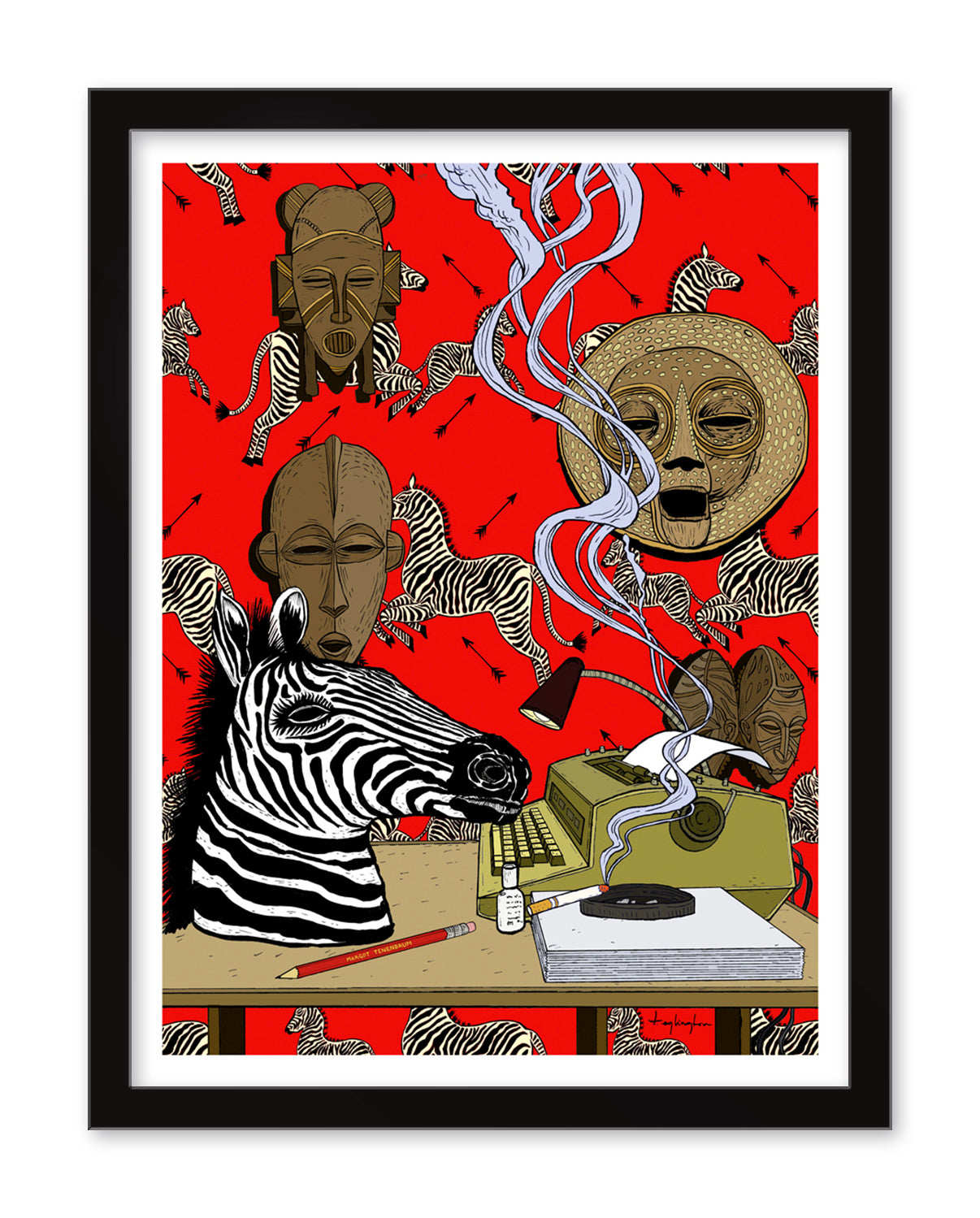 Tom Eglington - "Margot's Masks" - Spoke Art