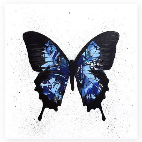 Martin Whatson - "Butterfly (Blue)" - Spoke Art