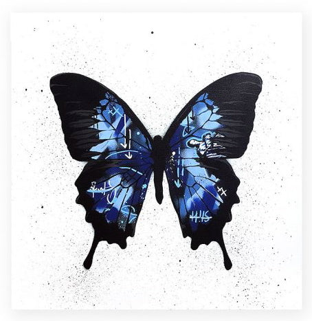 Martin Whatson - "Butterfly (Blue)" - Spoke Art