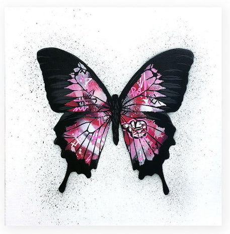 Martin Whatson - "Butterfly (Pink)" - Spoke Art