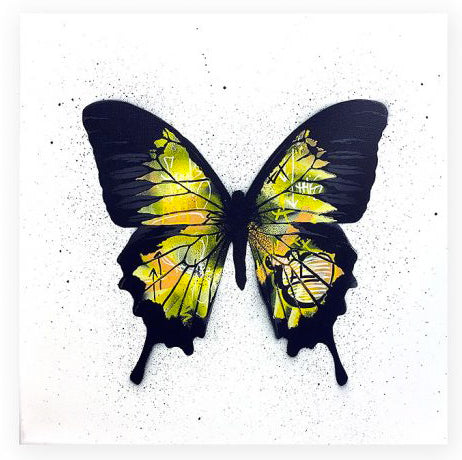 Martin Whatson - "Butterfly (Yellow)" - Spoke Art