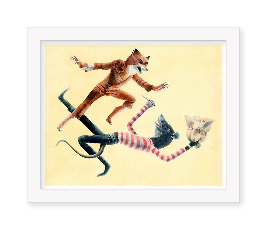 Maryanna Hoggatt - "Fox vs. Rat" - Spoke Art