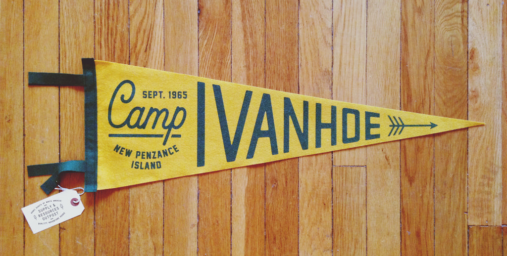 Matt Chase - "Camp Ivanhoe Pennant" - Spoke Art
