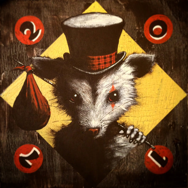 Mike Shine - "Hobo Carny Possum Nemiah" - Spoke Art