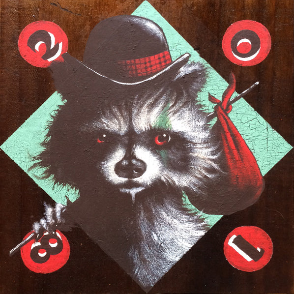 Mike Shine - "Earl the Hobo Carny Coon" - Spoke Art