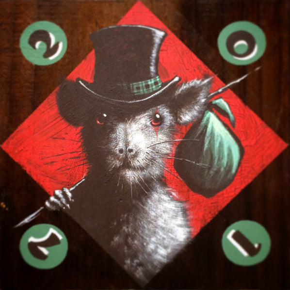 Mike Shine - "Hobo Carny Rat Dimmler" - Spoke Art