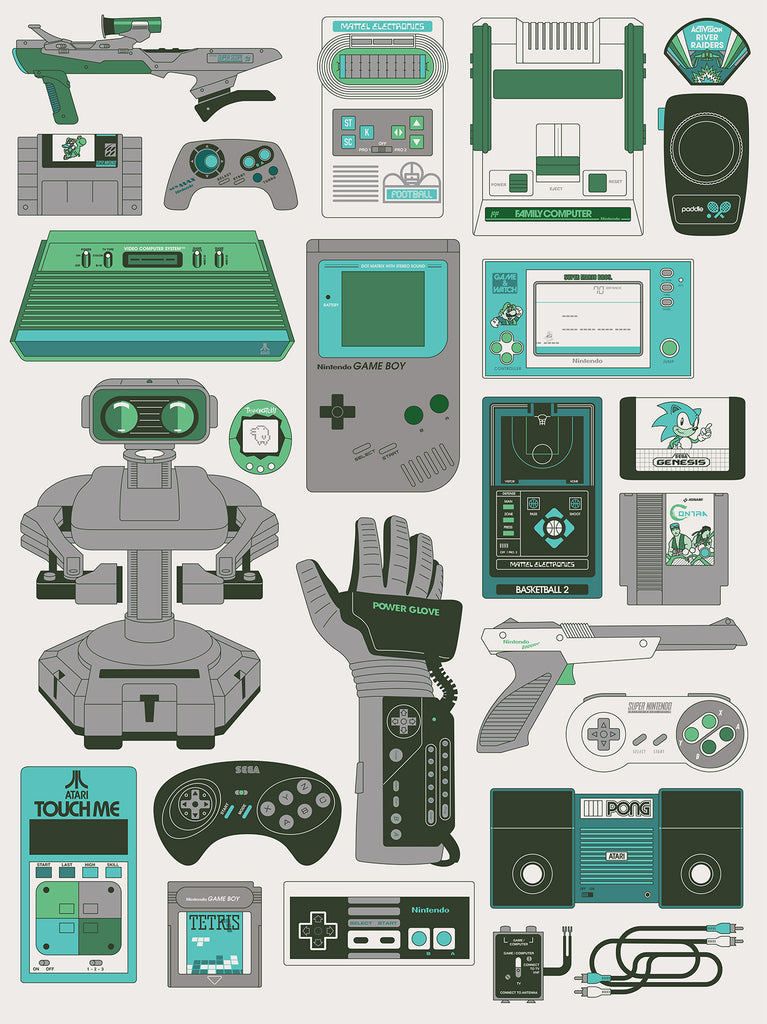 Mike Davis - "Tools Of The Trade: Video Game Edition" - Spoke Art