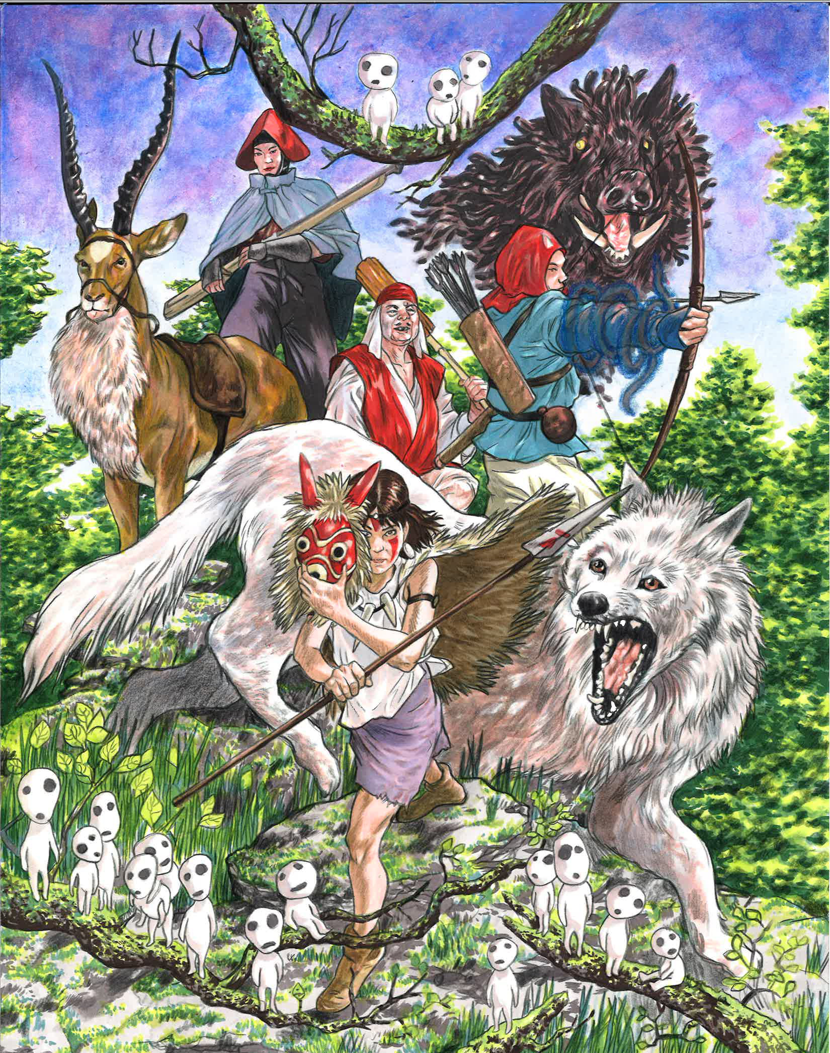 Beau Berkley - "Princess Mononoke" - Spoke Art