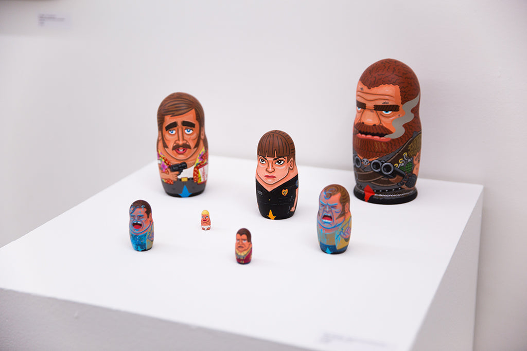 Andy Stattmiller - "Raising Arizona Nesting Dolls" - Spoke Art