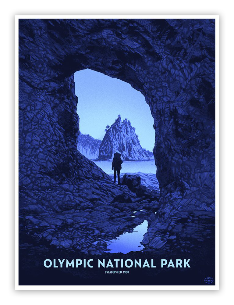 Daniel Danger - "Olympic National Park" - Spoke Art