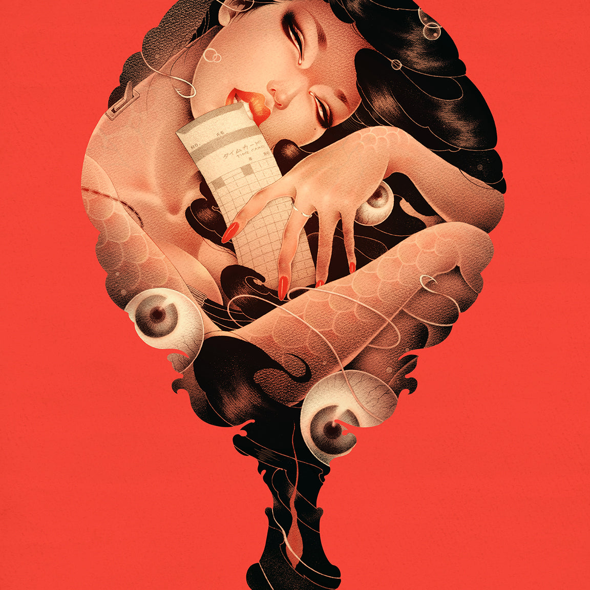ONEQ - "Part-Time Mermaid" Print - Spoke Art