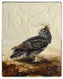 Brian Mashburn Owl ink gouache cut pages in Moleskine