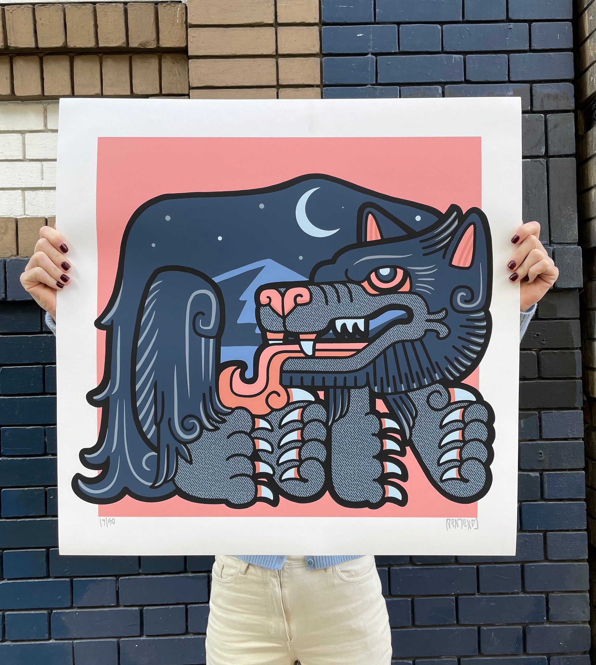 "Wolf" Print by Pemex - Spoke Art