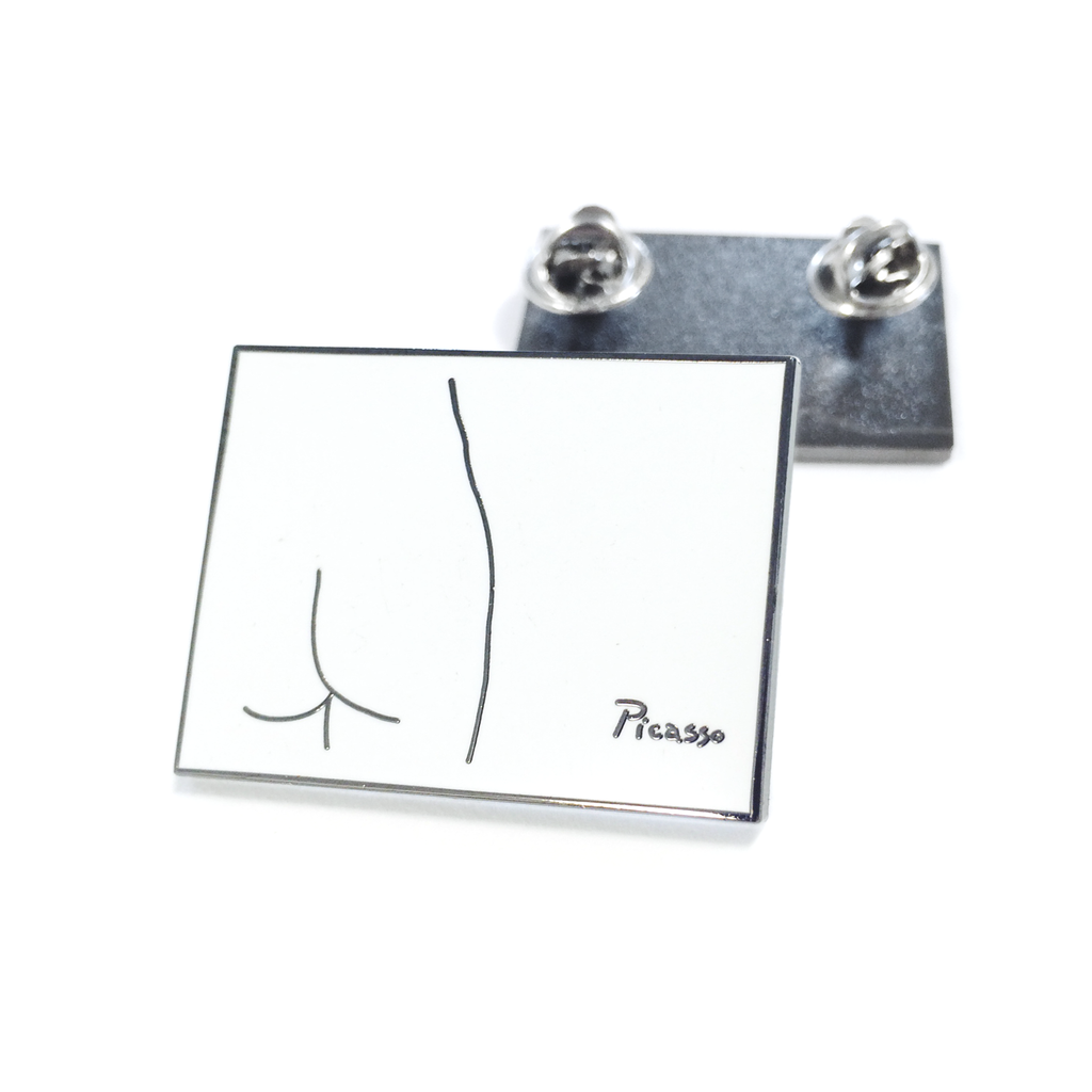 Picasso Drawing Enamel Pin - Spoke Art