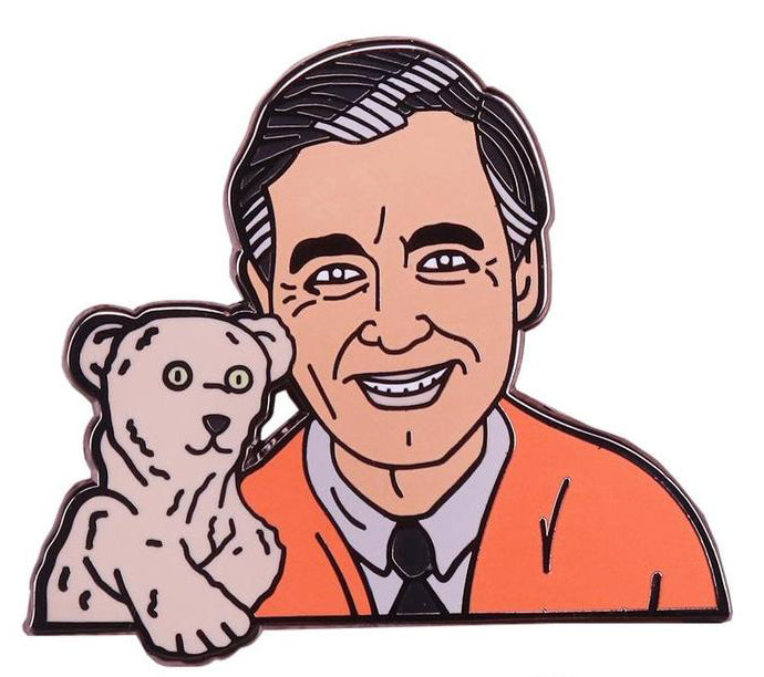 Mr. Rogers Enamel pin - Spoke Art