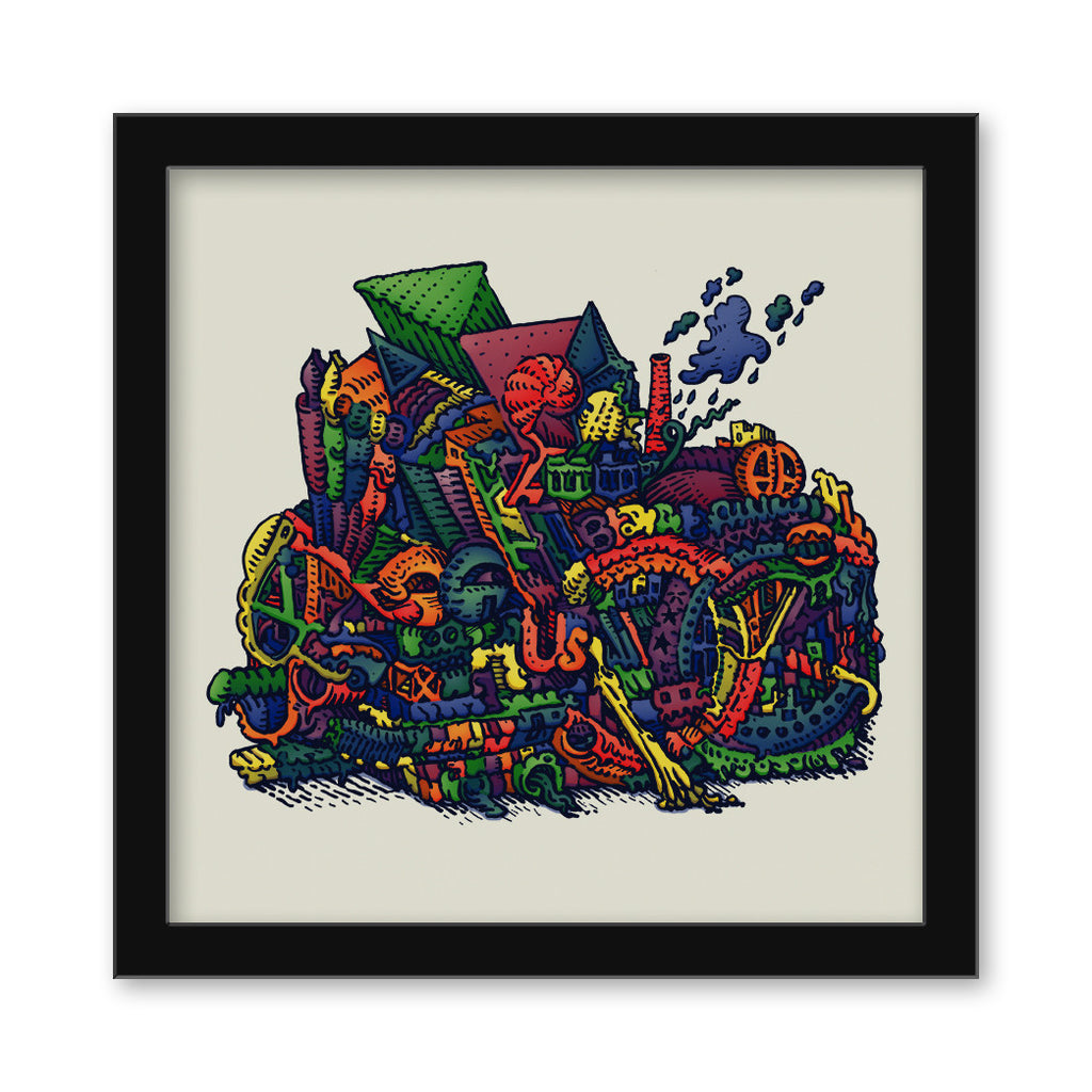 David Welker - "Recycle Bin" print - Spoke Art