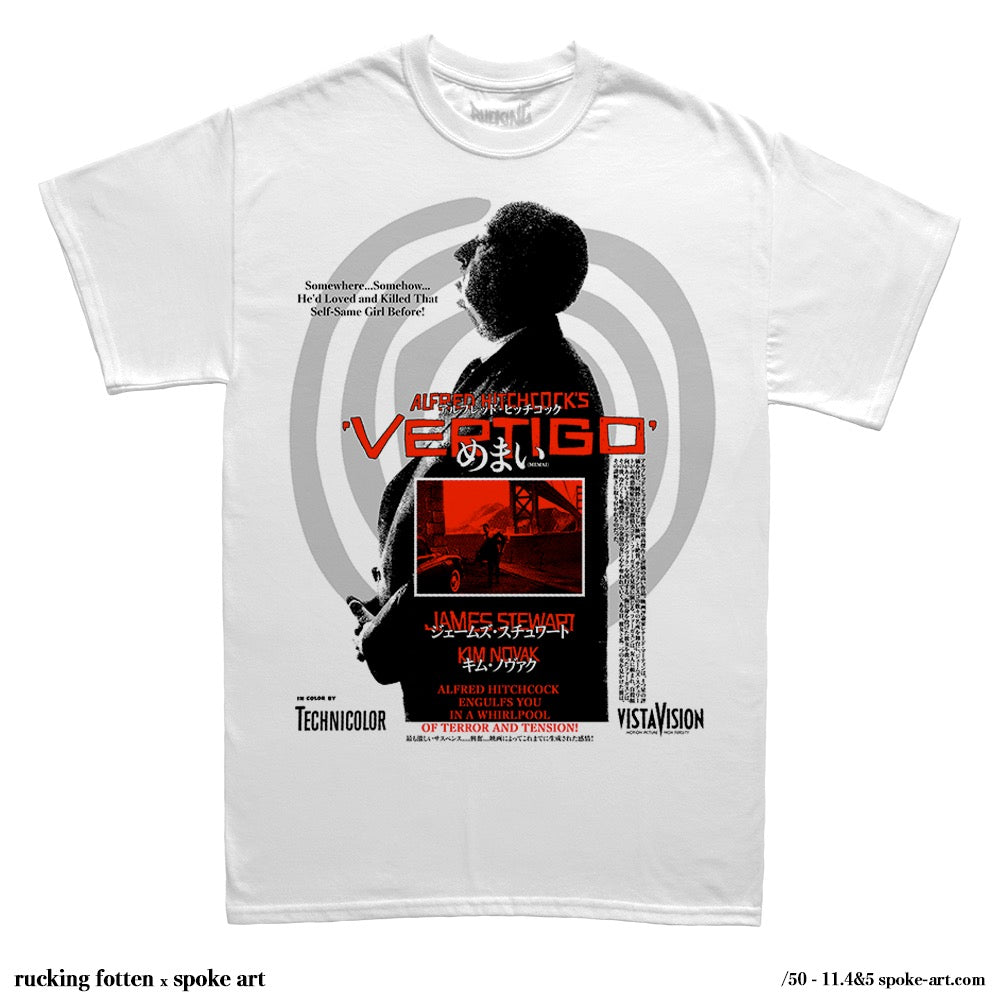 Rucking Fotten Vertigo Alfred Hitchcock t-shirt