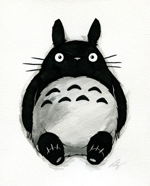 Rhys Cooper - "Totoro Black" - Spoke Art