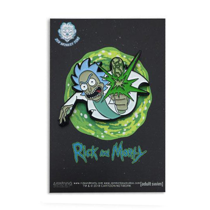 Point Blank! - Rick And Morty Enamel Pin - Spoke Art