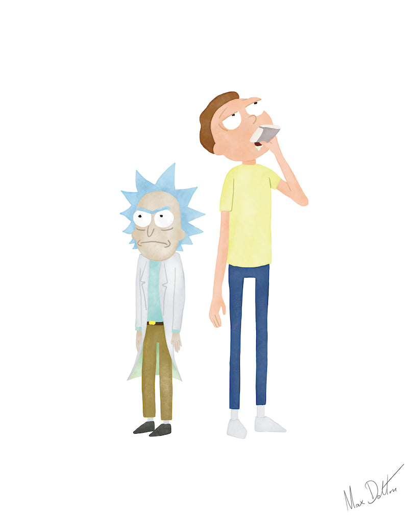 Max Dalton - "Rick and Morty" - Spoke Art