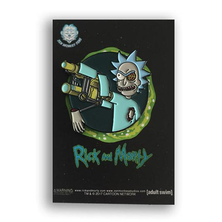 Rick's Bionic Arm - Rick and Morty Enamel Pin - Spoke Art