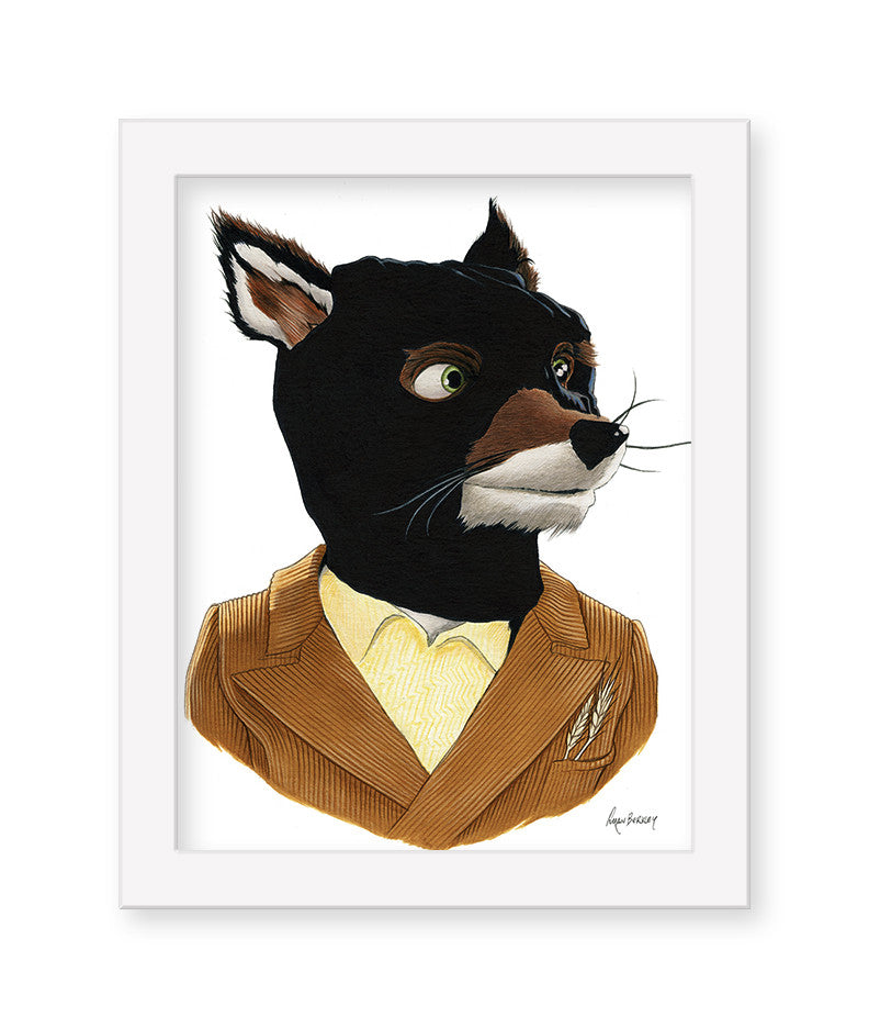 Ryan Berkley - "Bandit Mask 1 (Mr. Fox)" - Spoke Art