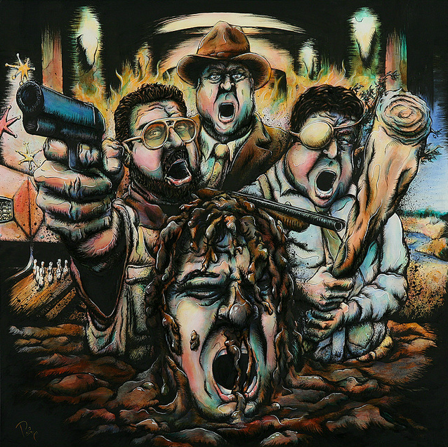 Daryll Peirce  “Quartet of Screaming Goodmans” - Spoke Art