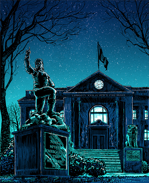 Tim Doyle - "Embiggen the Smallest Man" - Spoke Art