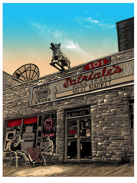 Tim Doyle -  "Whatever Happened to Gary Cooper" - Spoke Art