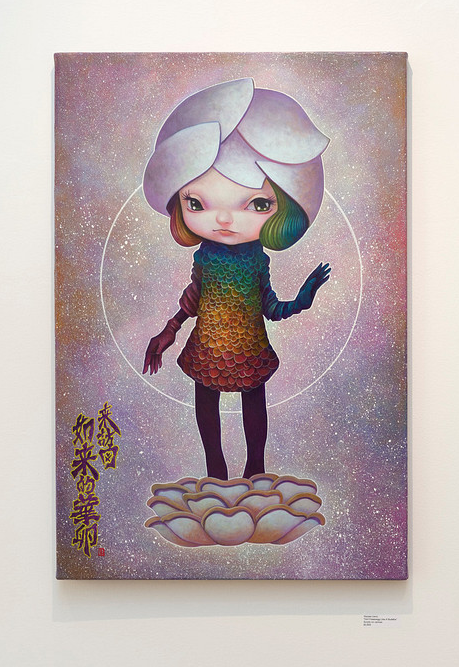 Yosuke Ueno - "Girl Floweregg Like a Buddha Style” - Spoke Art