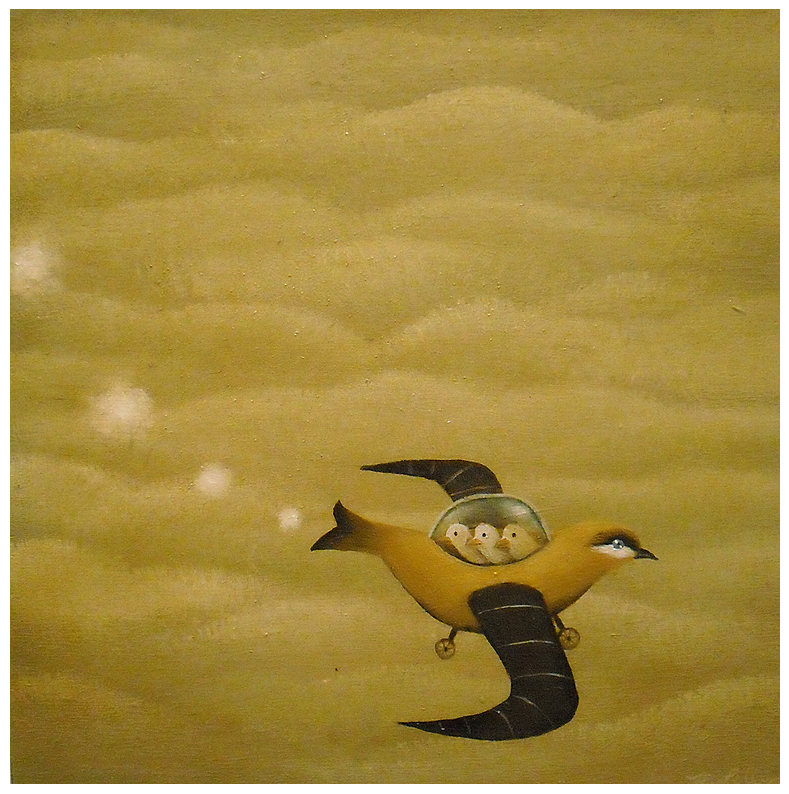 Kathleen Lolley - "Bird Ship #1" - Spoke Art