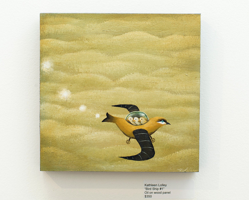 Kathleen Lolley - "Bird Ship #1" - Spoke Art