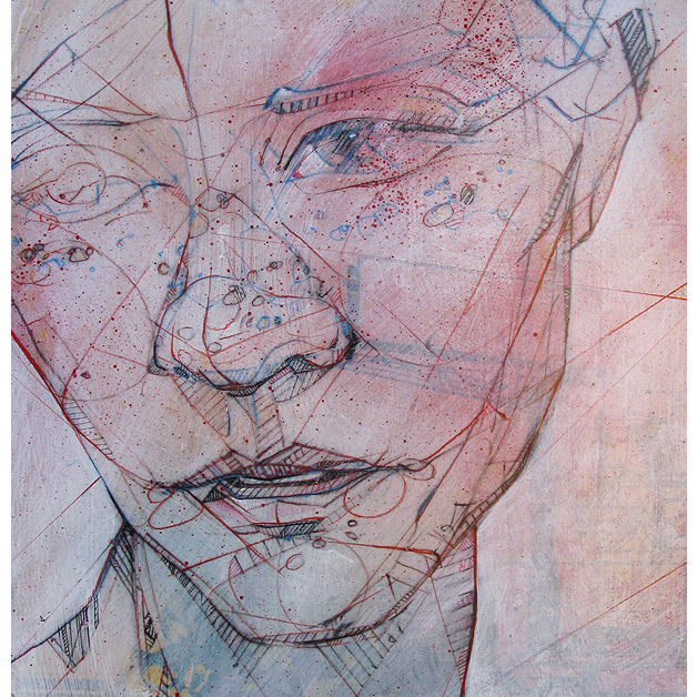 Jason Thielke - "Head Study #6" - Spoke Art
