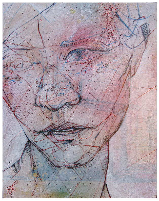 Jason Thielke - "Head Study #6" - Spoke Art