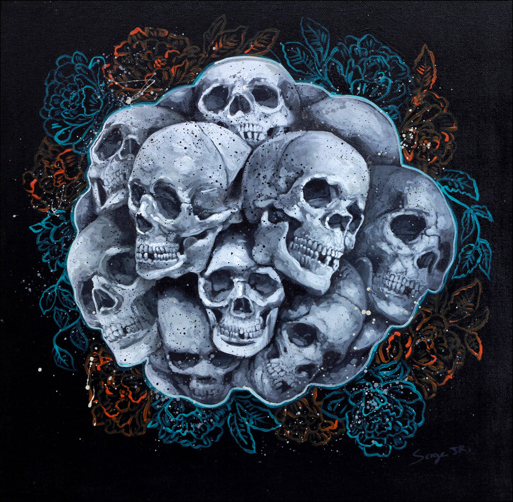 Serge Gay Jr. - "Skull and Roses" - Spoke Art