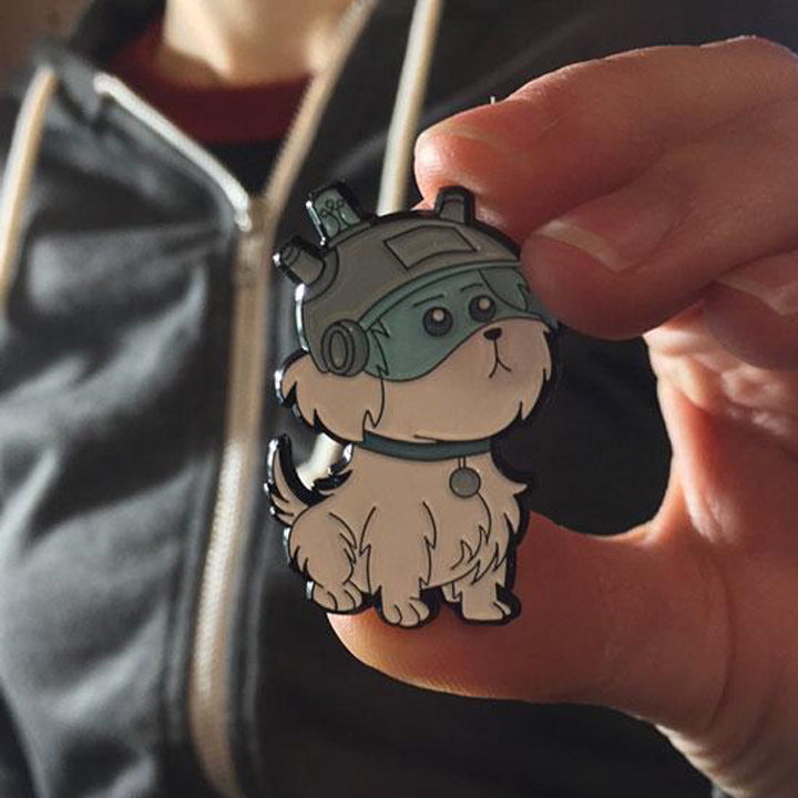 Snowball - Rick And Morty Enamel Pin - Spoke Art