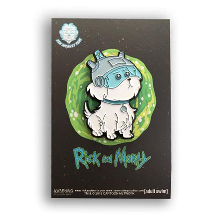 Snowball - Rick And Morty Enamel Pin - Spoke Art