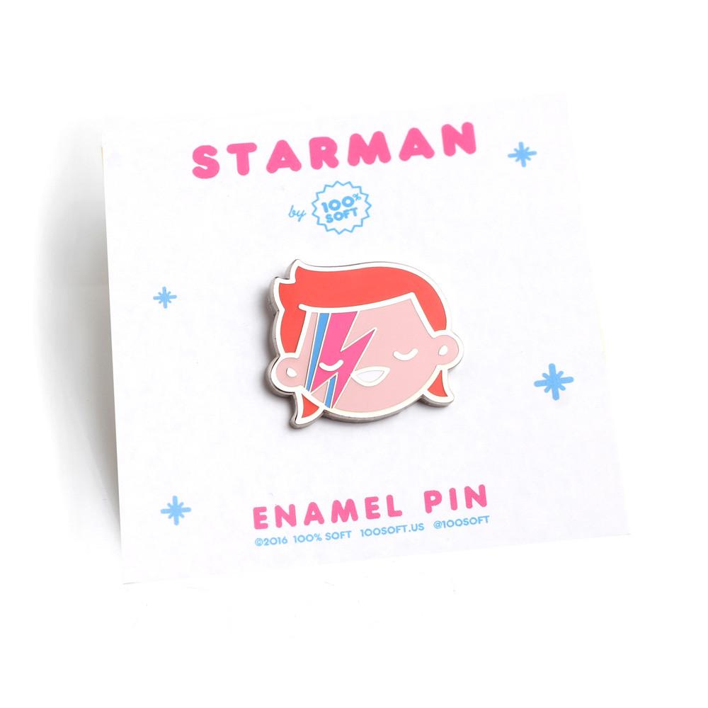 Starman Enamel Pin - Spoke Art