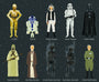This limited edition fine art print by Max Dalton showcases 12 iconic Star Wars characters like C-3PO, R2-D2, and Darth Vader. Beautifully illustrated against a plain backdrop, it’s ideal for custom framing in any collection.
