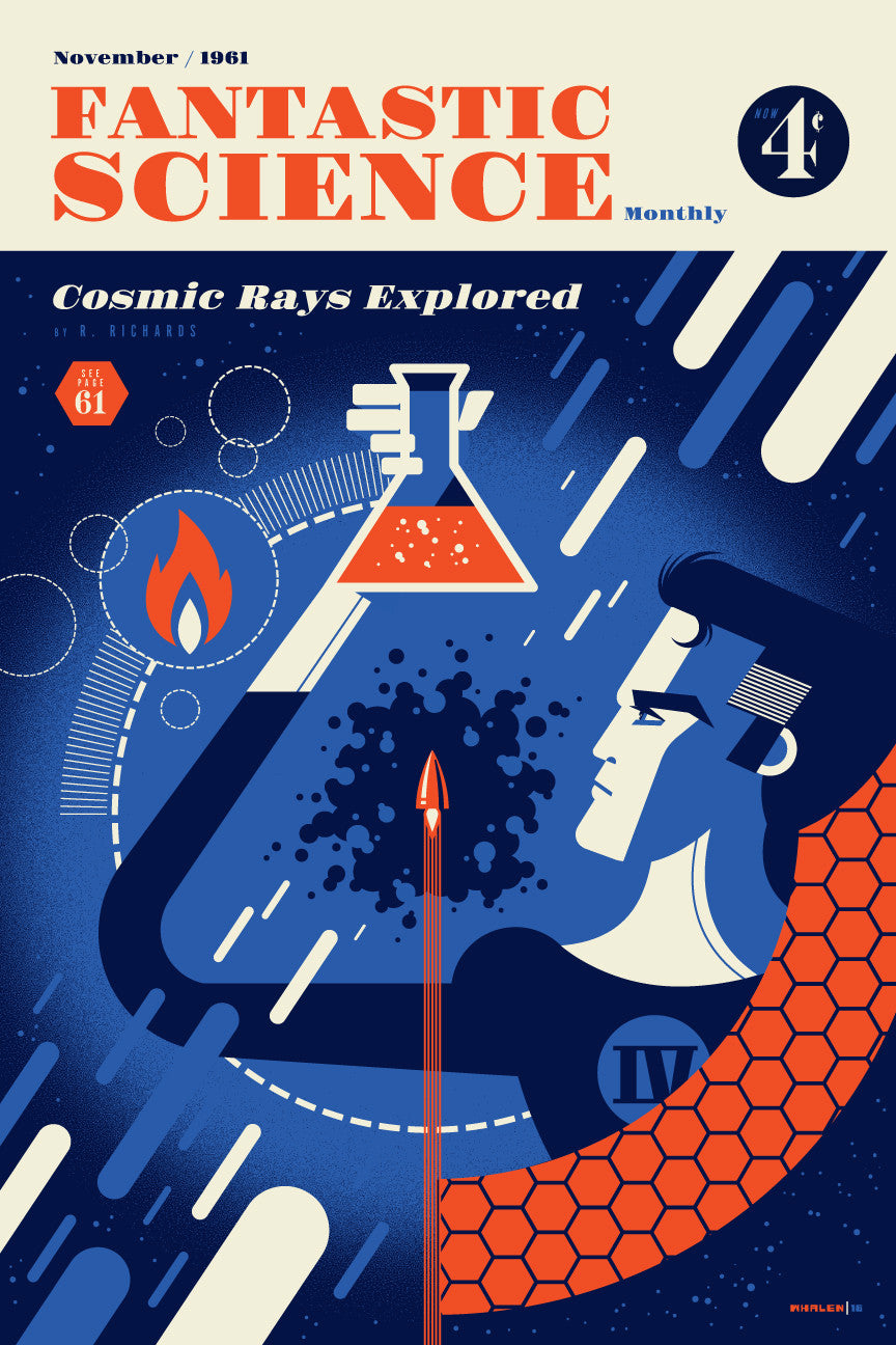 Tom Whalen - "Fantastic Science" - Spoke Art