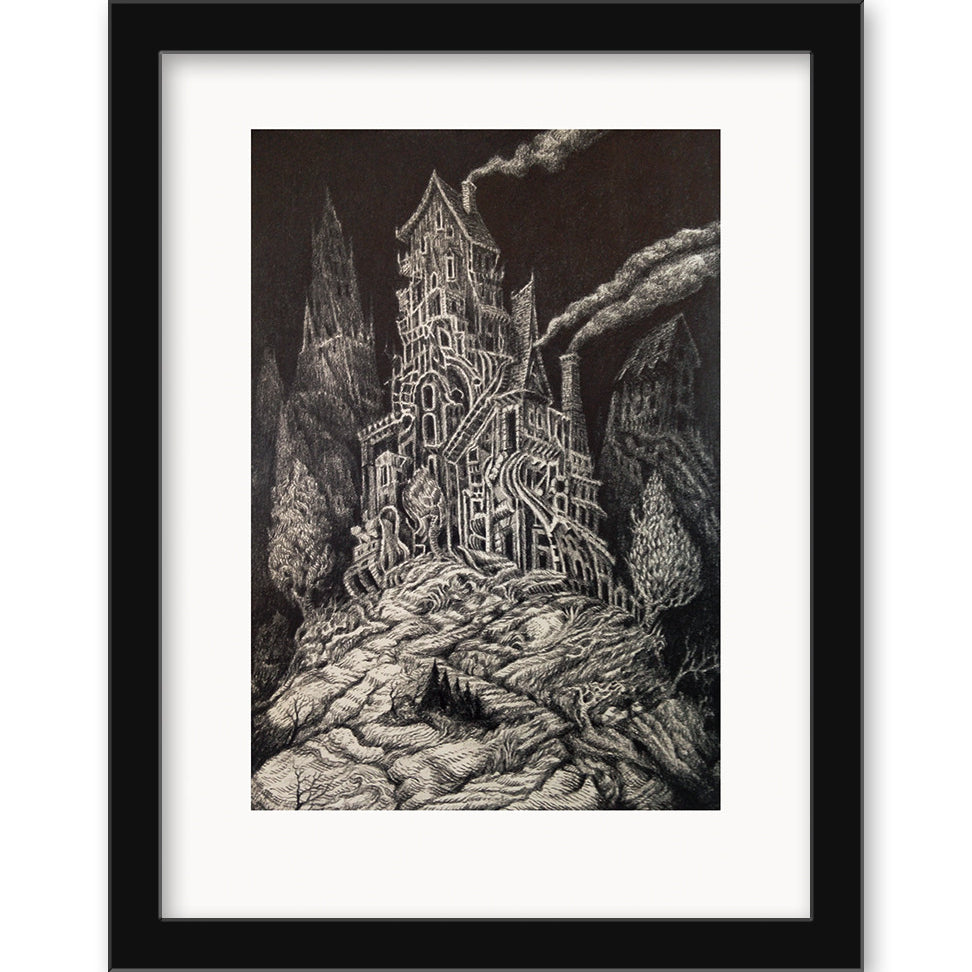 David Welker - "The Gatehouse" print - Spoke Art