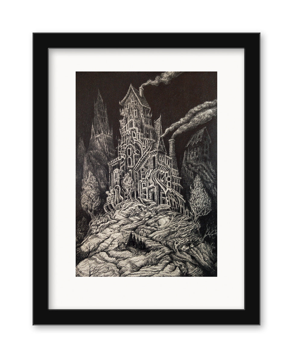 David Welker - "The Gatehouse" print - Spoke Art